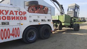 Эвакуация комбайна в Краснодар Эвакуация комбайна в Краснодар