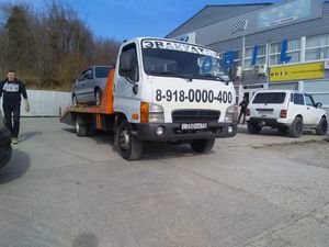 Эвакуация транспорта в Джубге Эвакуация транспорта в Джубге